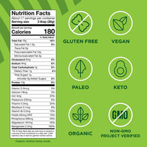 Manitoba Harvest Organic Hemp Seeds, 18oz, 10g Plant Based Protein and 12g Omega 3 & 6 per Serving, Smoothies and Salads