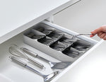 Compact Utensil Organizer for Kitchen Drawer Storage and Organization