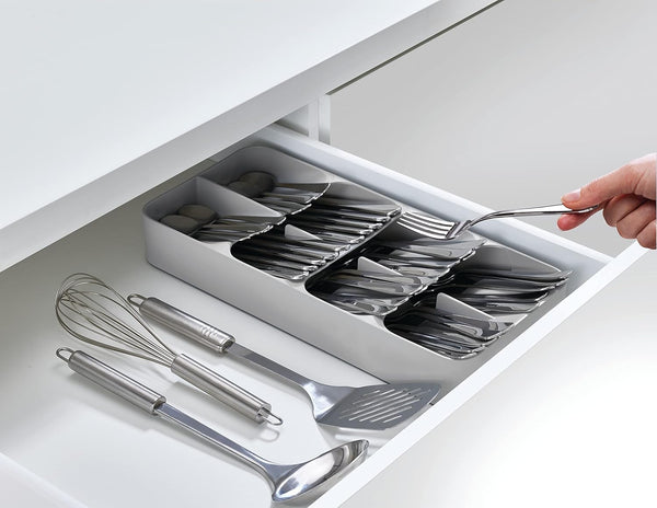 Compact Utensil Organizer for Kitchen Drawer Storage and Organization