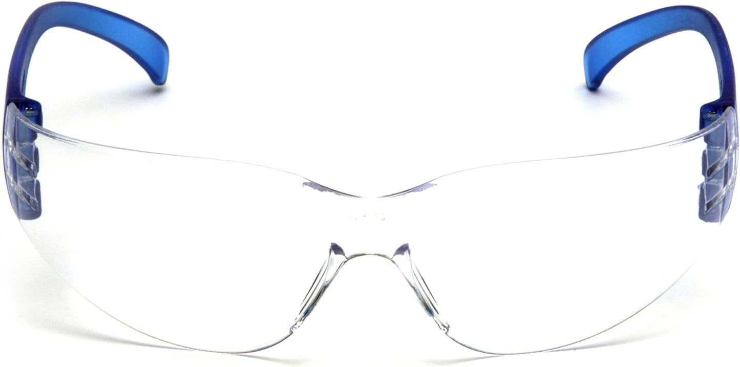 Pyramex Intruder Safety Eyewear Clear Frame Full Foam Padding Clear Anti-Fog Lens | Full Foam Padding, Clear Frame