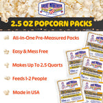 12-Count Pre-Measured Popcorn Packs for Popping Machines