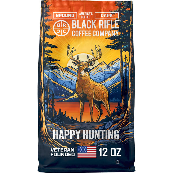 Black Rifle Coffee Company Tactisquatch 18oz Ground Coffee Dark Roast, American Made, Veteran Founded Blend