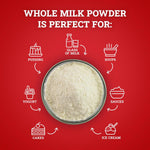 Hoosier Hill Farm 100% Hormone-Free Whole Milk Powder, 1 Pound, US Product, Non-Refrigerated