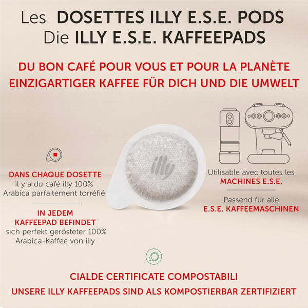 illy E.S.E. Coffee Pods - Single-Serve - Classico Medium Roast - 18 Count