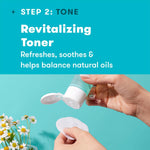 Proactiv 30-day acne skin care kit with benzoyl peroxide face wash, repairing spot treatment and exfoliating toner