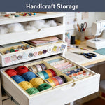 Beige Non-Woven Fabric Drawer Organizer Set of 12