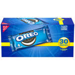 OREO Chocolate Sandwich Cookies, 30 snack packs, 4 cookies per pack