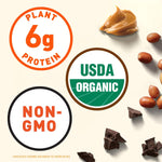 CLIF Nut Butter Bar - Chocolate Peanut Butter Energy Snack Bars - 5 Pack - 1.76 oz - USDA Organic - Non-GMO