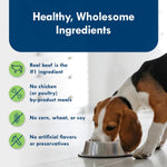 blue buffalo delights natural adult small breed wet dog food, variety pack, made with natural ingredients, filet mignon & new york strip recipe