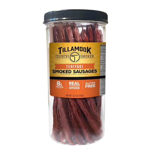 Tillamook Country Smoker Real Hardwood Smoked Sausages, Original Beef, 20 Count