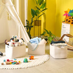 Storage Baskets for Organizing Shelves and Baby Nursery