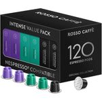 120-count espresso pods variety pack for nespresso original machines