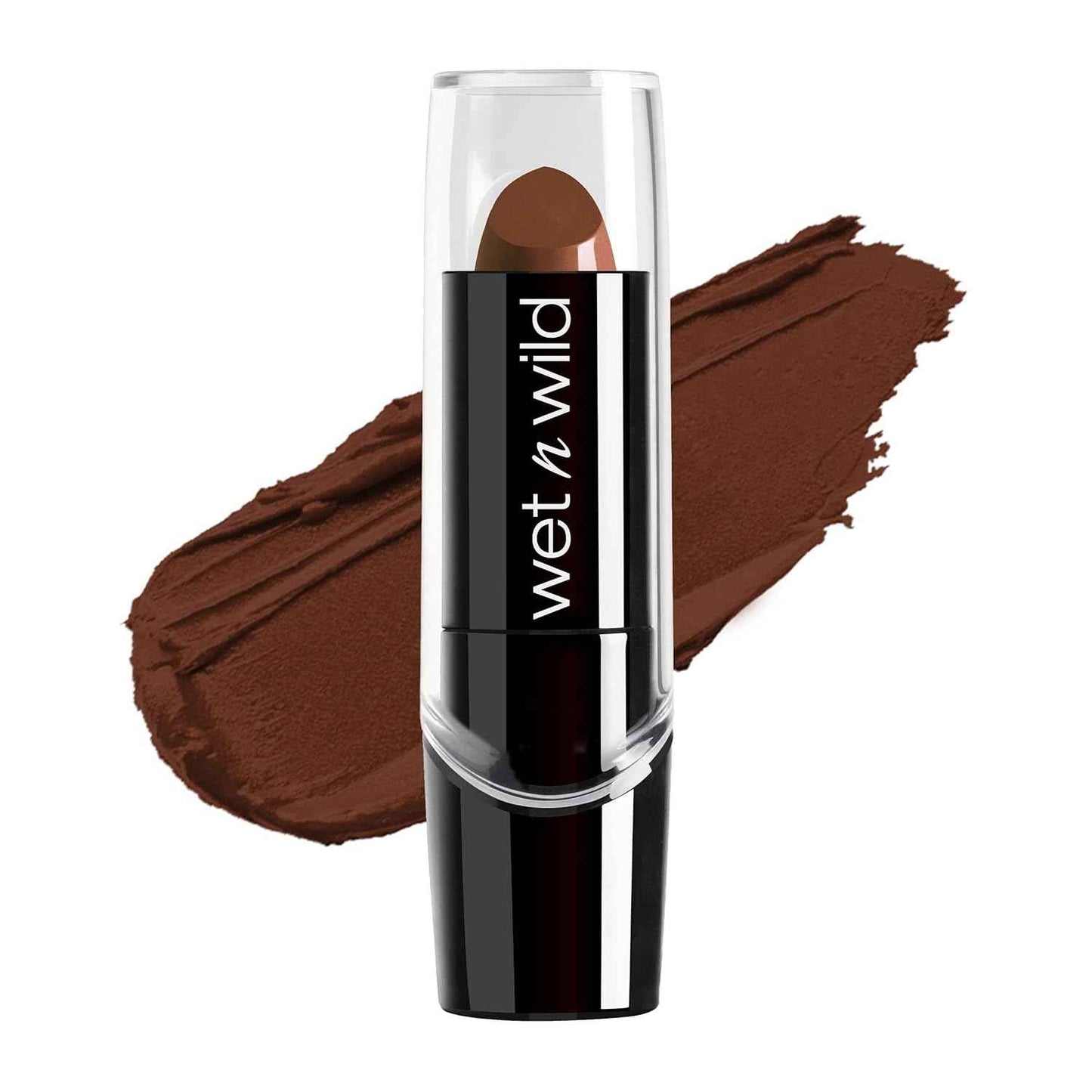 wet n wild Silk Finish Lipstick, Hydrating Rich Buildable Lip Color, Formulated with Vitamins A,E, & Macadamia for Ultimate Hydration, Cruelty-Free & Vegan - Cherry Frost