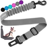 cooyoo dog seat belt 3 piece set adjustable nylon pet safety harness heavy duty elastic