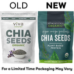 Viva Naturals Organic Chia Seeds, 2 lb - Plant-Based Omega-3 & Vegan Protein, Gluten Free