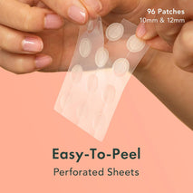 rael pimple patches, hydrocolloid acne spot cover, 2 sizes, korean skin care