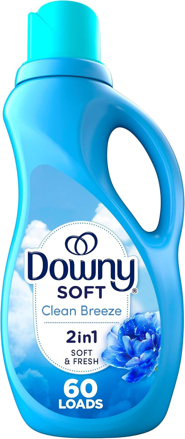 Downy Liquid Fabric Softener, April Fresh 2-in-1 Fresh & Soft, 140 Fl Oz, 190 Loads, Fabric Conditioner For Freshness And Softness