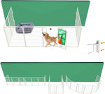 FXW Homeplus Unleashed Indoor Dog Playpen - Stress-Free and Safe Play, Heavy Duty 24 Inch 6 Panels Dog Pen for Puppy and Small Dogs, Black│Patented