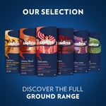 Lavazza Decaf Ground Coffee, 100% Arabica, Medium Roast, 12 oz Bag, Single Serving