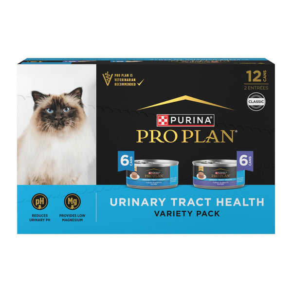 purina pro plan urinary tract health cat food variety pack, 5.5 oz cans, turkey and ocean whitefish