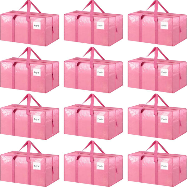 Extra Heavy Duty Large Moving Bags with Strong Zipper and Comfortable Handles
