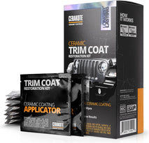 Cerakote Ceramic Trim Coat Kit - Quick Plastic Trim Restorer for Long-Lasting Ceramic Coating Protection