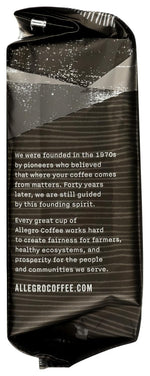 Whole Foods Market Allegro Coffee Decaf Organic Italian Roast Ground Coffee, 12 Ounce Bag