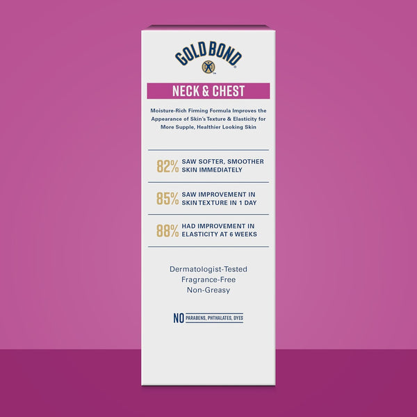 Gold Bond age renew neck & chest firming cream, 2 oz, clinically tested skin firming cream for aging skin