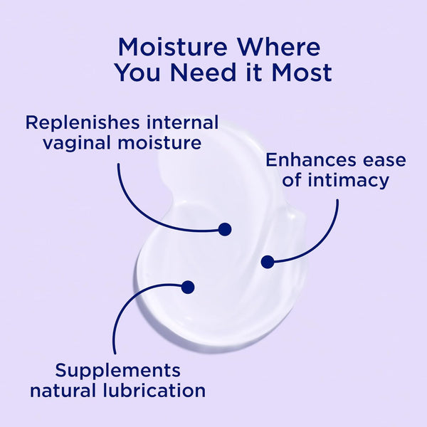 replens doctor-recommended estrogen-free vaginal moisturizer for vaginal dryness, 8 pre-filled applicators