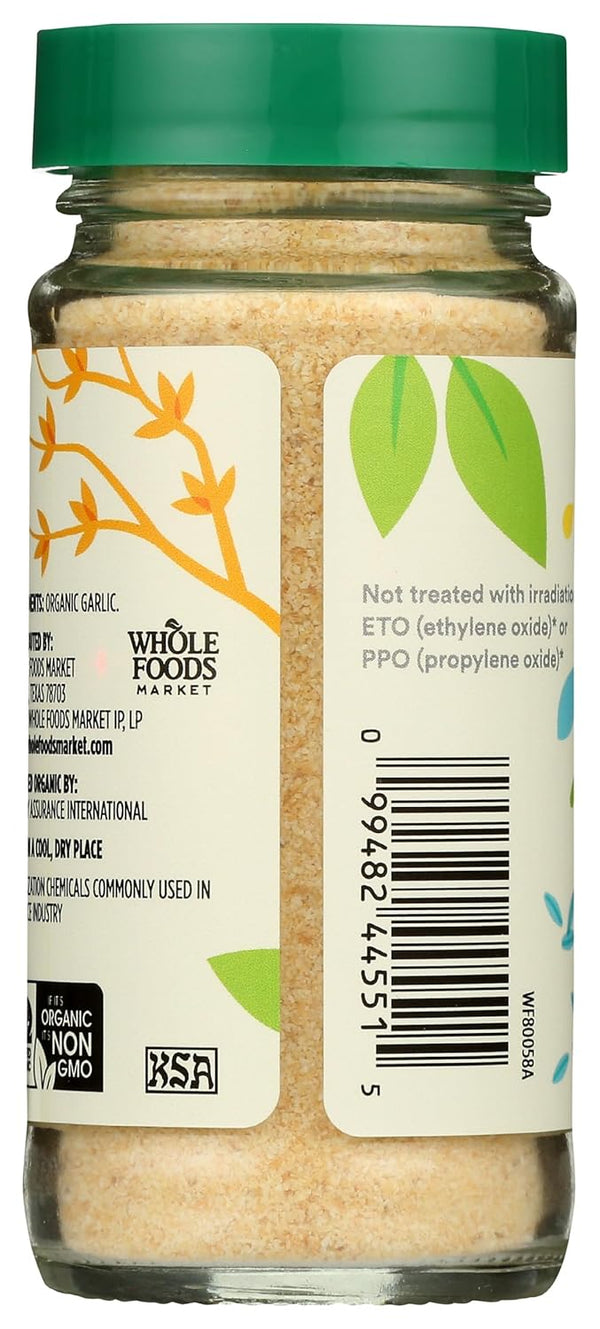 365 by Whole Foods Market Organic Garlic Granules, 2.57 Oz Convenient Seasoning