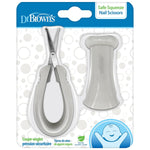Dr. Brown's Soft and Safe Baby Brush + Comb for gentle hair care and cradle cap prevention, soft bristles, durable wood