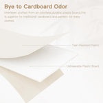 14 Pack Beige Drawer Organizer for Baby Clothes and Storage