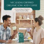 lifeboost medium roast coffee 12 ounces usda organic non-gmo single origin low acid
