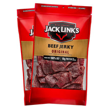Jack Link's Original Beef Jerky Multipack, 2 Large 9 oz Bags, 10g Protein per Serving, Made with 100% Real Beef