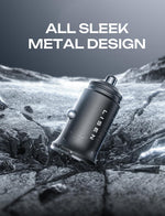 Dual USB-C Car Charger with 90W Power Delivery for iPhone and Samsung