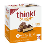 Delight Protein Bars, Chocolate Peanut Butter Pie, Low Sugar & Low Carb Gluten-Free Snack, Keto Friendly Snacks