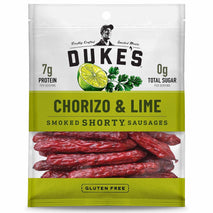 Duke's Pork Chorizo & Lime Smoked Shorty Sausages, 5 oz, Gluten Free, 7g Protein