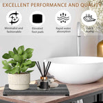 3PCS Diatomite Stone Sink Trays for Instant Drying, Kitchen Sponge and Hand Soap Holder