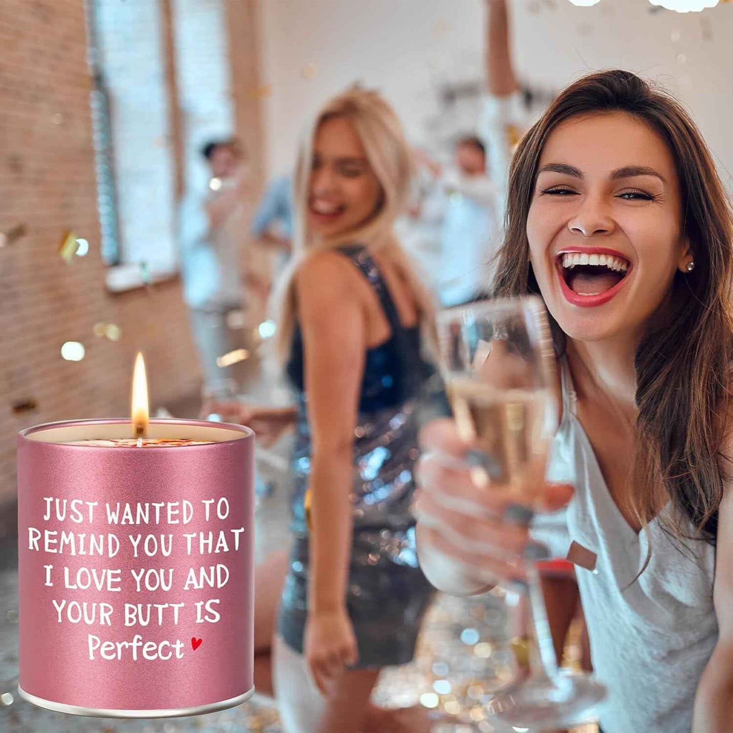 Valentines Day Gifts for Her Girlfriend Wife Women Friend Sisters Romantic Naughty Christmas Valentines Galentines Mothers Day Anniversary Friendship Birthday Funny ldeas Scented Candle