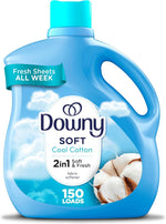 Downy Liquid Fabric Softener, April Fresh 2-in-1 Fresh & Soft, 140 Fl Oz, 190 Loads, Fabric Conditioner For Freshness And Softness