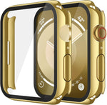 Misxi tempered glass case for Apple Watch Series 7 (2021) 46mm and Series 6 watch