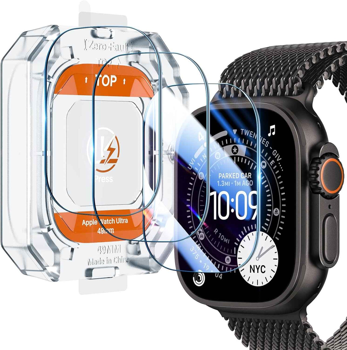 LK 6 Pack for Apple Watch Series 11/ Series 10 Screen Protector 42mm - Anti-Scratch, Self-Healing Soft TPU Screen Protector for Apple Watch 42mm, Bubble Free, HD Transparent, Touch Sensitive