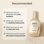 skinfood rice daily serum, 55ml/1.86fl.oz, korean skincare facial essence for glow glass skin, fermented natural rice water milk