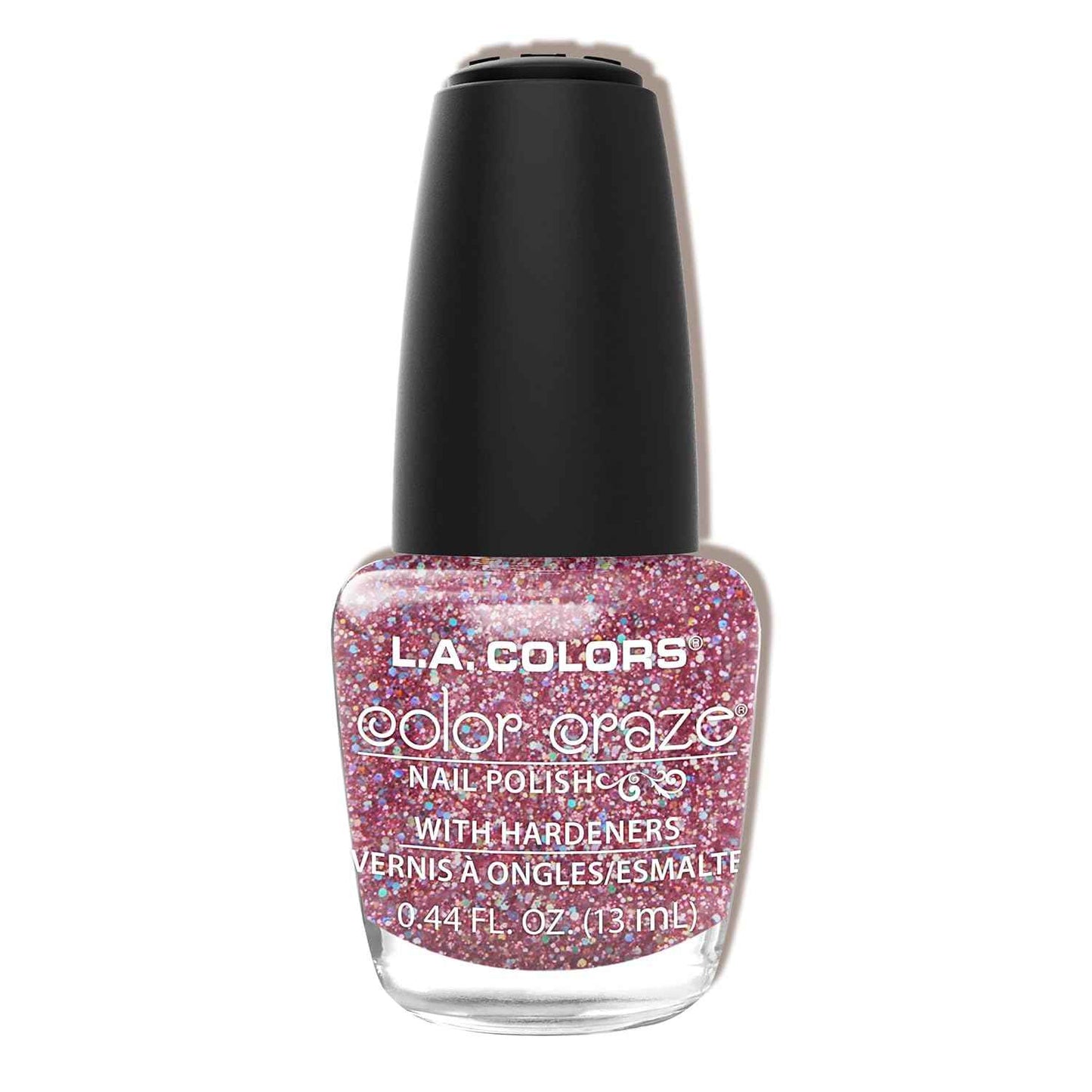 L.A. COLORS Color Craze Nail Polish, Glitter Bomb CNP543