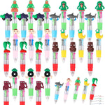 cZWZ 20Pcs Mini Multicolor Pens 4-in-1 Cute Ballpoint Pens for Kids Birthday Party Favors Gifts Teacher Supplies