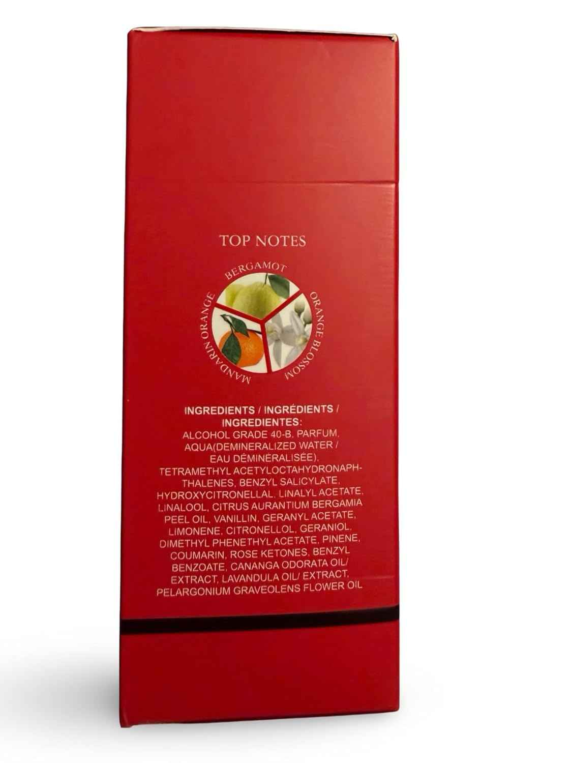 VALENTINE ROUGE Eau de Parfum, Luxury Fragrance with Bergamot and Orange Blossom, Natural Spray, 3.4 Fl Oz