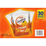 Goldfish Cheddar Crackers, 1.5 oz. Snack Packs, 30 Count
