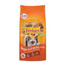 Purina Friskies Tender and Crunch'd With Flavors of Chicken, Beef, Carrots and Green Beans - (Pack of 4) 3.15 lb. Bags