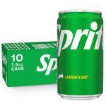 Sprite Lemon Lime Soda Soft Drinks, 7.5 fl oz, 10 Pack