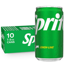 Sprite Lemon Lime Soda Soft Drinks, 7.5 fl oz, 10 Pack